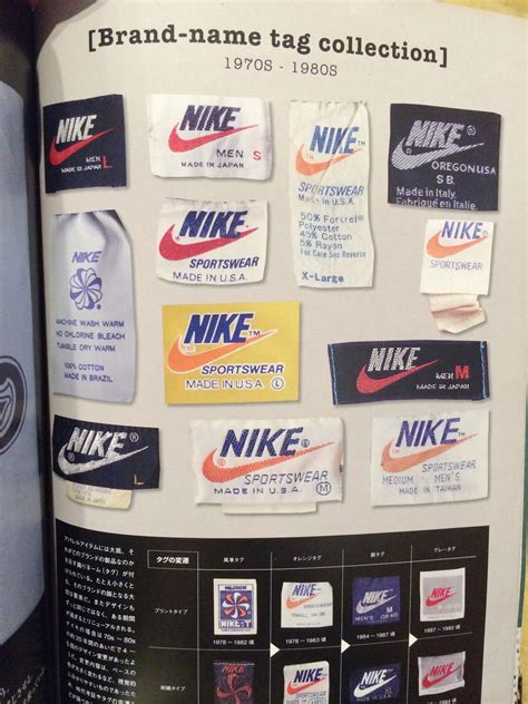 nike tag grijs|vintage Nike tags and labels.